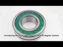 원활한 작동 깊은 굴곡 공 베어링 고체 오일 베어링 높은 부하 용량 밀폐 설계