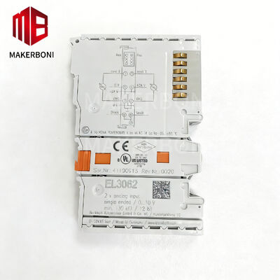 Beckhoff EL3062 2채널 아날로그 입력 터미널, 0-10V 범위 및 12비트 해상도